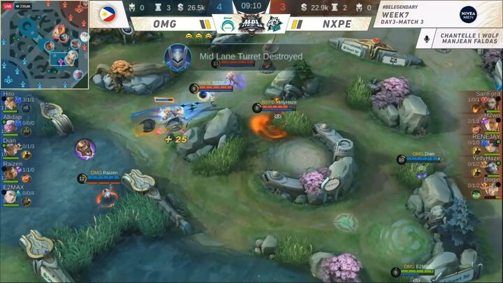 MPL-PH S8 [GAME 3 ] NXPE VS OMG SANFORD LORD STEAL NO RETRI MVP !