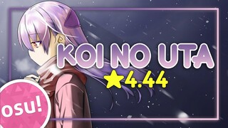 [osu!] ★4.44 Tonikaku Kawaii OP | Koi no Uta - Yunomi [Replay]