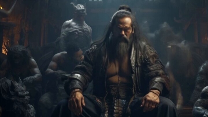 Self-made AI animation "Eight Hundred Miles of Lion and Camel Ridge"