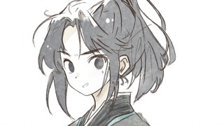 [Six-Stroke Handwriting] An old man in the mountains praises me, saying I have a natural aptitude fo