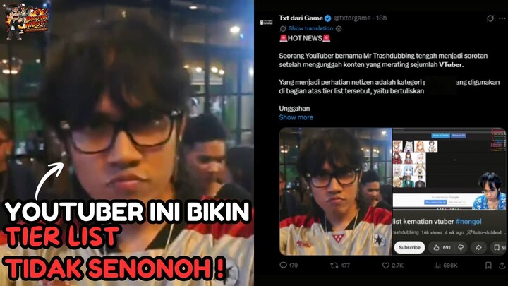 YOUTUBER INI MEMBUAT "TIER LIST" TIDAK PANTAS !