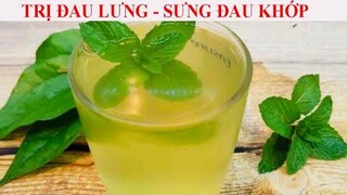 TRỊ ĐAU LƯNG, SƯNG ĐAU KHỚP GỐI, PHONG THẤP,  ĐAU NHỨC XƯƠNG, BÀN CHÂN TÊ BUỐT bằng lá TRẦU KHÔNG