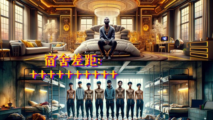 Minta GPT menggambar asrama mahasiswa internasional dan asrama biasa, tapi perbedaannya kian melebar