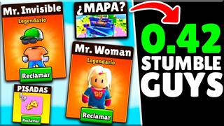 NUEVA ACTUALIZACION *0.42* STUMBLE GUYS!! 👀🔥 Nuevas Skins, Emotes, Pisadas y Más!!