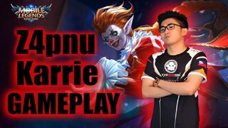 Z4pnu Karrie Gameplay | Mobile Legends