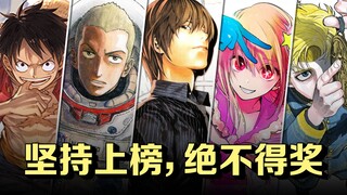 首届“这本漫画真怨种”盘点，哪些漫画是一直陪跑的无冕之王？