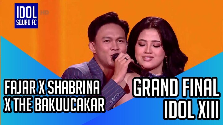 KOLABORASI FAJAR X SHABRINA X THE BAKUUCAKAR | GRAND FINAL INDONESIAN IDOL XIII