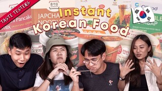 Are Instant Korean Food Any Good? | Taste Testers | EP 120