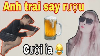 Vlog Đầu Tiên - Xem Anh Trai Say Rượu Qúa Lầy | Ngânkaito