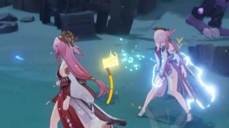 [ Genshin Impact ] Four Yap can't make up four Killing Sakura.