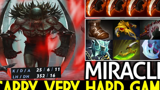 MIRACLE Bloodseeker Epic Monster Carry เกมที่ยากมาก Dota 2