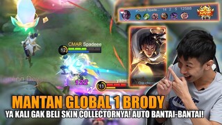 MASA GLOBAL 1 BRODY SEASON LALU GA BELI SKIN COLLECTORNYA!! PESTA KILL LANGSUNG COK