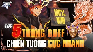 Top 5 Tướng Buff Chiến Tướng Nhanh Nhất mùa 21 TNG, Phần 1 Đường Giữa