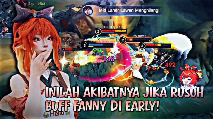 MENTANG² PAKE SKIN BARU, JADI INCARAN PARA KARBIT!? - REVIEW SKIN "P.ACE FANNY"😋