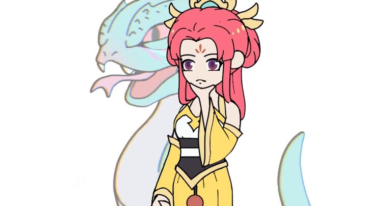 Episode 1 of "Little Tiger and Three Snakes", I traveled through time and space and became a snake. 