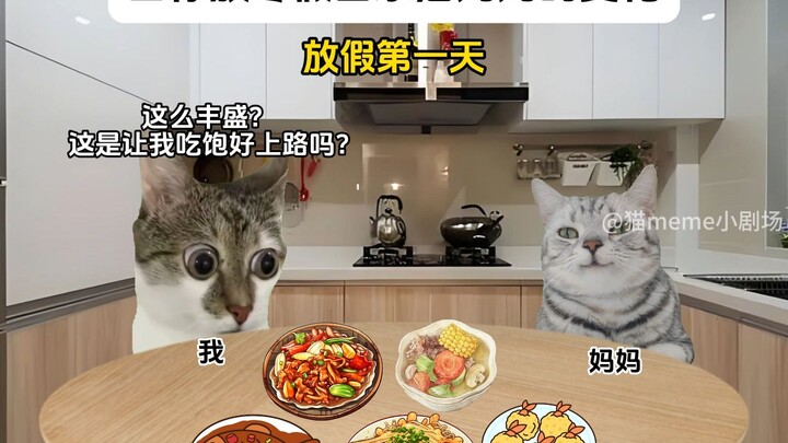 Biến đổi của mẹ khi bạn về nhà nghỉ đông