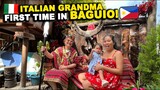 First Time Italian Grandma visits BAGUIO! Food Trip & Tourist Spots 🇵🇭 Philippines