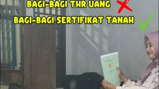 Bagi-bagi THR sertifikat tanah