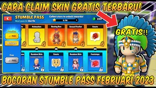 FULL BOCORAN STUMBLE PASS TERBARU BULAN FEBRUARI 2023 DAN SKIN GRATIS TERBARU - Stumble Guys