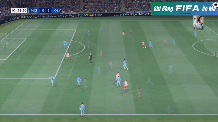 Sút bóng FIFA ảo ma - Trận đấu Manchester City với Olympiakos - UEFA Phần 6 #Gaming #Scholtime