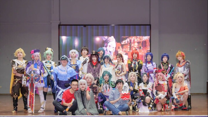 [Genshin Impact cos] Enjoy the darkness, the 2.5 animation company Genshin Impact group stage play recording screen