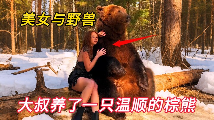 An elderly man found a lost brown bear. As it grew up, it became a celebrity bear beloved by everyon