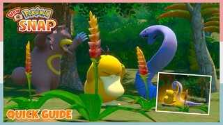 How To Make Ursaring & Arbok Fight In Mightywide River *Day* | New Pokemon Snap - Quick Guide