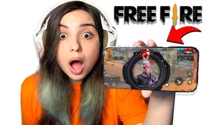 JOGUEI FREE FIRE PELA PRIMEIRA VEZ NO CELULAR! FOI SÓ CAPA...CONFIA