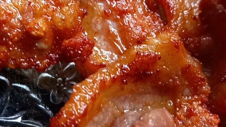 thịt 3 chỉ chiên