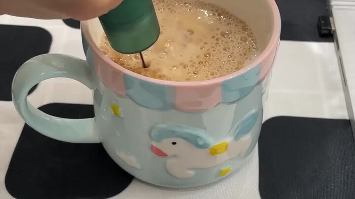很方便很香的咖啡，按一下就能冲泡