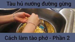 Tàu hủ nướng đường gừng cách làm tào phớ #2