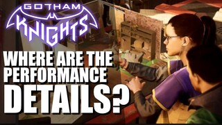 Gotham Knights - Performance Details Are Still "Officially" Missing