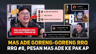 RRQ #8, Mas Ade Goreng-goreng RRQ ! Ini Pesan Mas Ade ke Pak AP ! RRQ Harus Beli Pemain Ini..