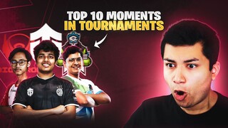 ROLEX REACTS to TOP 10 MOMENTS IN PUBG MOBILE TOURNAMENTS