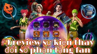 Free fire| review sự kiện thay đổ số phận săn gói chiêu linh và kiến katana thời không tặng fan #9