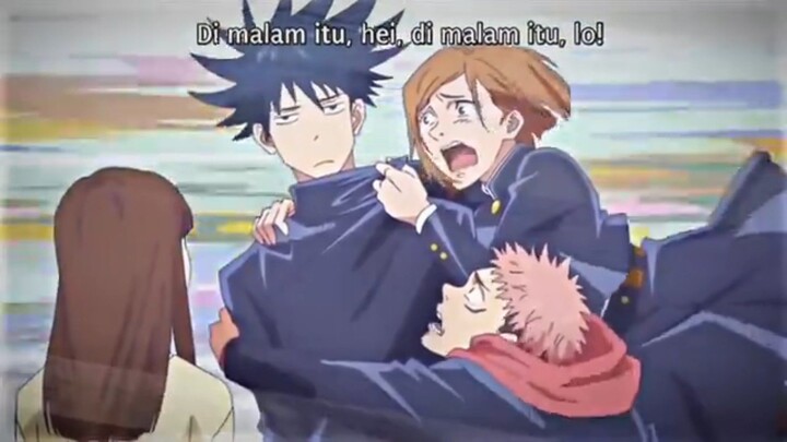 momen ngakak megumi fushigoro.yuji itadori.gojo dll ketika gk da kerja🤣🤣