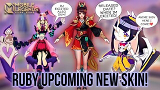 RUBY ALL UPCOMING SKINS! | RUBY ANIME SKIN | RUBY ANIME SKIN | RUBY ASPIRANT SKIN | MLBB NEW SKIN