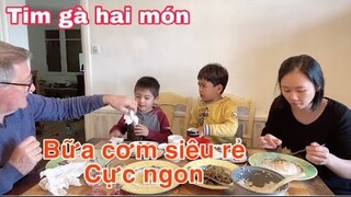 Tim gà hai món,nướng xào cực ngon/Con lai không giúp mẹ cách trị/Cuộc sống pháp Cathy Gerardo