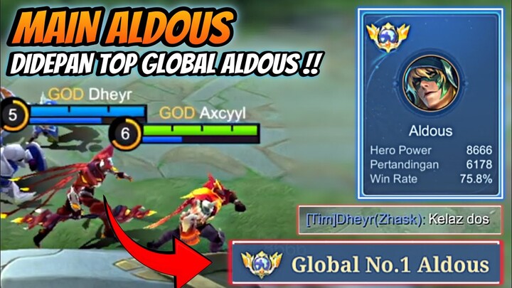 Main Aldous Didepan Top Global Aldous Dheyr!!