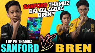 TOP PH THAMUZ NI SANFORD NABALAGBAG BREN?! ~ MOBILE LEGENDS