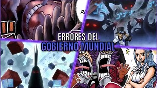 Los ERRORES MAS GRANDES cometidos por el GOBIERNO MUNDIAL | One Píece 2023
