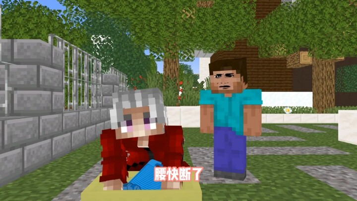 What other examples of stubbornly pushing through hardship without complaining have you seen?