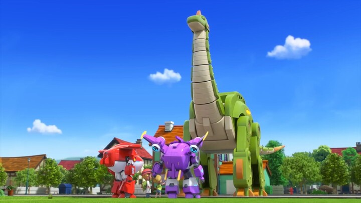 Super Wings ซุปเปอร์วิงส์ (Season 8) EP16 วันสนุกสุดหรรษากับไดโนเสาร์