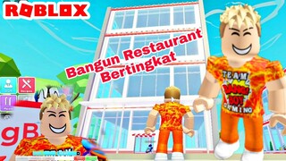 MEMBANGUN RESTAURANT CUPU BANG BOY GAMING - ROBLOX MY RESTAURANT INDONESIA