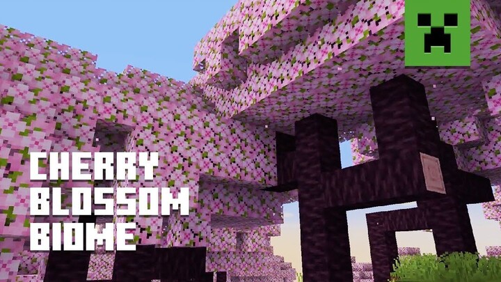 Minecraft Cherry Blossom Biome Coming To Minecraft Bedrock/Pocket Edition and Java Edition