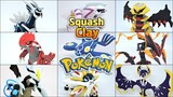 Legendary Pokémon Clay Art - Dialga/Palkia/Giratina/Groudon/Kyogre/Rayquaza