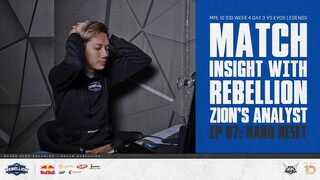 REBELLION ZION VS EVOS LEGENDS: HARD RESET