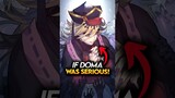 What if Doma was serious During Infinity Castle War? Demon Slayer Explained #demonslayer #shorts