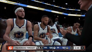 Final 4:54 WILD ENDING I Dallas Mavericks vs Golden State Warriors I Game 5 of NBA Playoffs INBA2K22