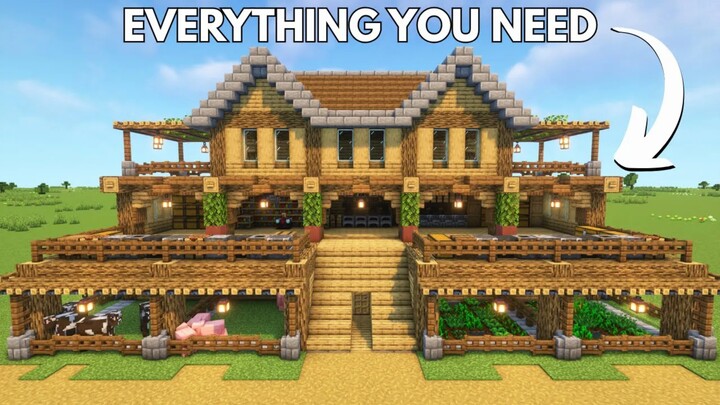 Minecraft Simple Survival Beginner's Wooden House